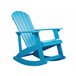 Beliani Cadeira de baloiço ADIRONDACK Azul