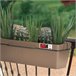 Jardineiro de 60 cm com suporte Terracota