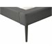 Beliani Cama com estrado Pele sintética ESSONNE 228x219 Cinza