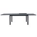 Mesa extensível de alumínio para jardim Lipari 90x134 Madeira