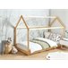 Beliani Cama com estrado Pinho TOSSE 98x200 Branco