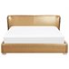 Beliani Cama Piel PARIS 215x228 Dourado