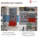Organizador de Ferramentas PP DURHAND Vermelho