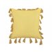 Beliani Almofada decorativa LYNCHIS 45x45 Amarelo