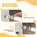 Barreira de Segurança para Cães Aço e PA PawHut Branco