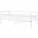 Beliani Cama com estrado Ferro BATTUT Branco