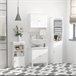 Armário Casa de Banho de Parede MDF kleankin 60 Branco