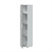 Armário multifunções 1 porta 41 Branco/cinza