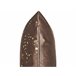 Beliani Almofada decorativa POPPY Castanho