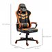 Cadeira Gaming Esponja, ABS, PVC Vinsetto Laranja