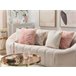Beliani Almofada decorativa DAISY 45x45 Bege