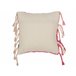 Beliani Cojín decorativo BISTORTA Branco/ Bege