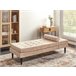 Beliani Chaise longue Terciopelo USSEL Bege