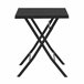Set de jardim com mesa e 2 cadeiras KORA cinzento Cinza