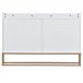 Aparador, portas, móveis de sala de jantar, sala de jantar 120 Branco