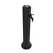 Sined TRITONE Garden fountain em HDPE com fornecimento de engates rápidos, Preto Preto