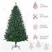 Árvore de Natal PVC e Aço HOMCOM, casa - natal Verde