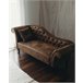 Beliani Chaise longue versão à esquerda Camurça sintética LATTES Castanho Claro
