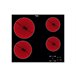 Placa de vitrocerâmica WHIRLPOOL AKT 8090NE 58cm 4 zonas Preto