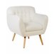 Beliani Poltrona MELBY Branco