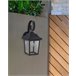 Beliani Iluminação de parede para exterior TANGON Preto