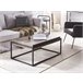 Beliani Mesa de centro ALTOS 64x115 Cinza Escuro