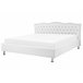 Beliani Cama con almacenaje Piel sintética METZ 212x215 Branco