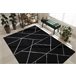 Tapete EMERALD exclusivo 7543 glamour 80x150 Preto