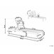 Beliani Cadeira lounge/relax NARDO Branco/ Bege
