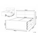 Beliani Cama continental Poliéster ARISTOCRAT 178x220 Bege