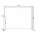 Beliani Toldo lateral DORIO 305x9 Bege