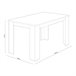 Pack Mesa Fixa de Jantar ou Cozinha + 6 Cadeiras Nórdicas 138x80 Branco