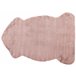 Beliani Decoração em pele de ovelha UNDARA 60x90 Rosa
