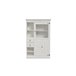 Vitrine 1 porta de vidro 2 gavetas PORTOFINO Branco