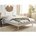 Beliani Cama com estrado MDF BERRIC 167x202 Branco