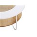Beliani Mesa de centro CONCAN 80x80 Branco