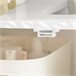 Armário de lavatório com 2 níveis e 2 portas BZR35-W SoBuy Branco