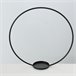 Suporte para velas RUMBA preto 30cm Preto