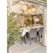 Beliani Pérgola de Jardim COLOS 400x300 Bege