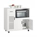 Aparador de Cozinha para Microondas com Rodas SoBuy FSB78-W 40 Branco