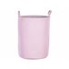 Beliani Cesto de roupa ARCHA Rosa