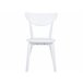 Beliani Conjunto de refeição ROXBY Branco