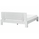Beliani Cama com estrado Pinho ROYAN 167x207 Branco
