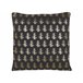 Beliani Almofada decorativa LEROY Preto