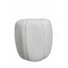 Puff redondo GAEL 42x42cm cor branco Bege