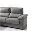 Chaise longue BEA Cinza Claro
