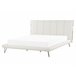 Beliani Cama com estrado Pele sintética BETIN 230x200 Creme