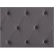 Beliani Cama Terciopelo LUBBON 209x215 Cinza