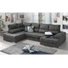 Mega Sofá Cama Chaise Longue Canto Itália 315cm Cimento