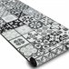 Alcatifa do corredor com reforçado de borracha AZULEJO PATCHWORK 100x790 Cinza
